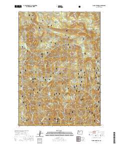 2020 Map of Tidbits Mountain, 2020 Print