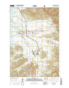 2014 Map of Tillamook, 2014 Print