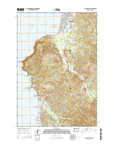 2014 Map of Tillamook Head, 2014 Print