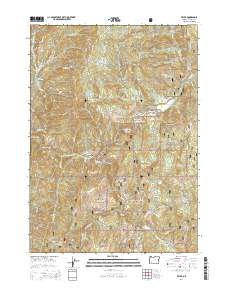 2014 Map of Tiller, 2014 Print