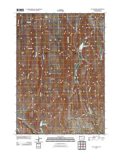 2011 Map of Tin Can Ridge, 2011 Print