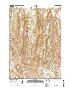2014 Map of Tin Can Ridge, 2014 Print