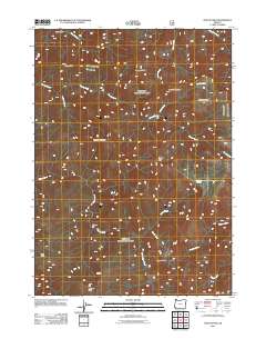 2011 Map of Tincup Peak, 2011 Print