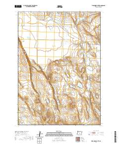 2020 Map of Tired Horse Butte, 2020 Print