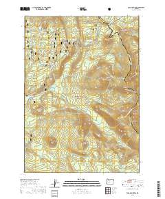 2020 Map of Tolo Mountain, 2020 Print