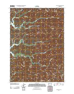 2011 Map of Trail Butte, 2011 Print