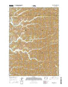 2014 Map of Trail Butte, 2014 Print