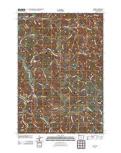 2011 Map of Trask, 2011 Print