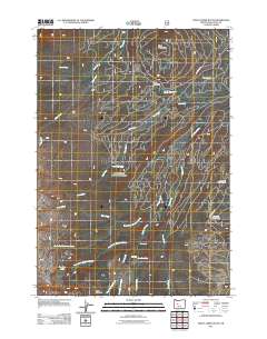 2011 Map of Trout Creek Butte, 2011 Print