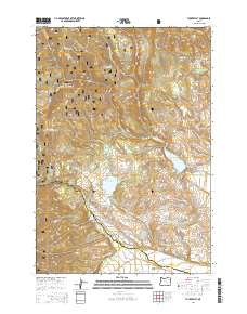 2014 Map of Tucker Flat, 2014 Print