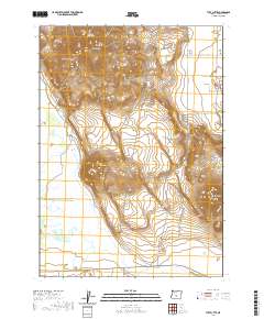 2020 Map of Tuff Butte, 2020 Print