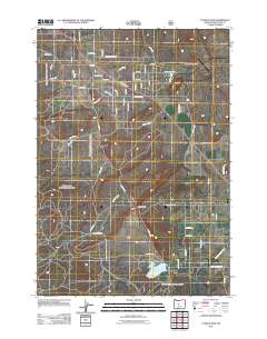 2011 Map of Tumalo Dam, 2011 Print