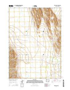 2014 Map of Tumtum Lake, 2014 Print
