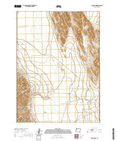 2020 Map of Tumtum Lake, 2020 Print