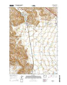 2014 Map of Turner, 2014 Print