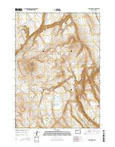 2014 Map of Turpin Knoll, 2014 Print