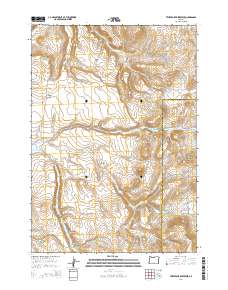 2014 Map of Twelvemile Reservoir, 2014 Print