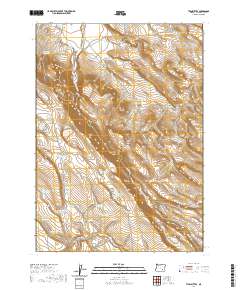 2020 Map of Twin Buttes, 2020 Print