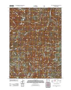 2011 Map of Twin Lakes Mountain, 2011 Print