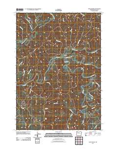 2011 Map of Twin Sisters, 2011 Print