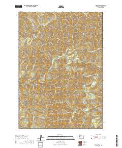 2020 Map of Twin Sisters, 2020 Print