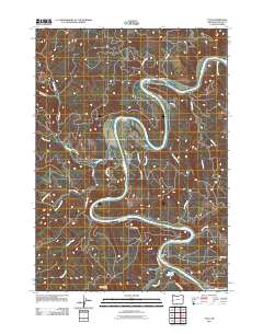 2011 Map of Tyee, 2011 Print