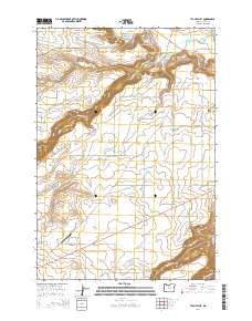 2014 Map of Tygh Valley, 2014 Print