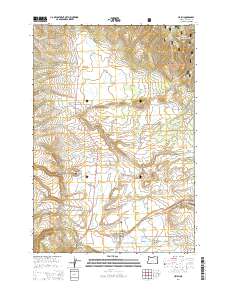 2014 Map of Ukiah, 2014 Print