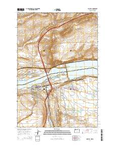 2014 Map of Umatilla, 2014 Print