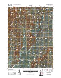 2011 Map of Union Creek, 2011 Print