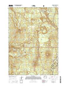 2014 Map of Union Peak, 2014 Print