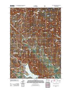 2011 Map of Unity Reservoir, 2011 Print