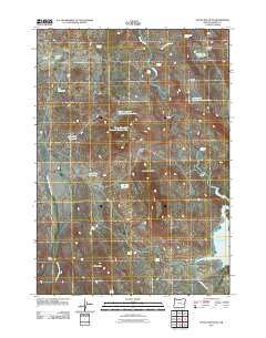 2011 Map of Upton Mountain, 2011 Print