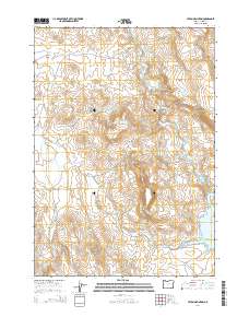 2014 Map of Upton Mountain, 2014 Print