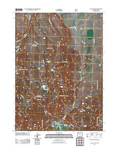 2011 Map of Valley Falls, 2011 Print