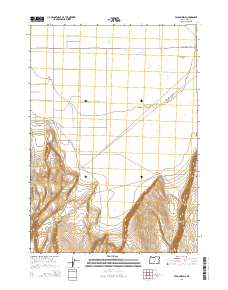 2014 Map of Vaughn Well, 2014 Print