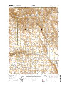 2014 Map of Venator Reservoir, 2014 Print