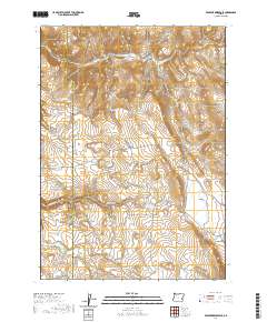 2020 Map of Venator Reservoir, 2020 Print