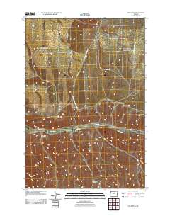 2011 Map of Vey Ranch, 2011 Print