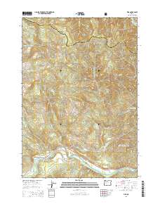 2014 Map of Vida, 2014 Print