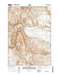 2014 Map of Vines Hill, 2014 Print
