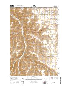 2014 Map of Vinson, 2014 Print