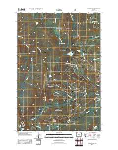 2011 Map of Wahtum Lake, 2011 Print
