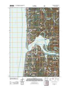 2011 Map of Waldport, 2011 Print