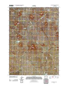 2011 Map of Walker Butte, 2011 Print