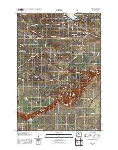 2011 Map of Wamic, 2011 Print