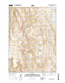 2014 Map of Warm Springs Creek, 2014 Print