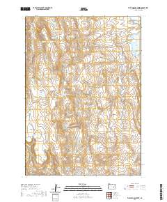 2020 Map of Warm Springs Creek, 2020 Print