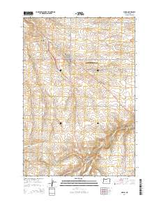 2014 Map of Wasco, 2014 Print