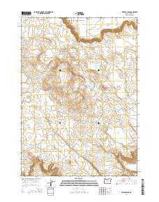 2014 Map of Weaver Lake, 2014 Print